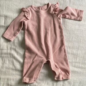 Carter's Pink Long Sleeve Bodysuit One Piece